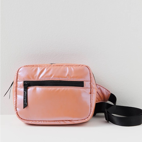 Free People Handbags - Free People Iridescent Bum Bag in  Desert Rose